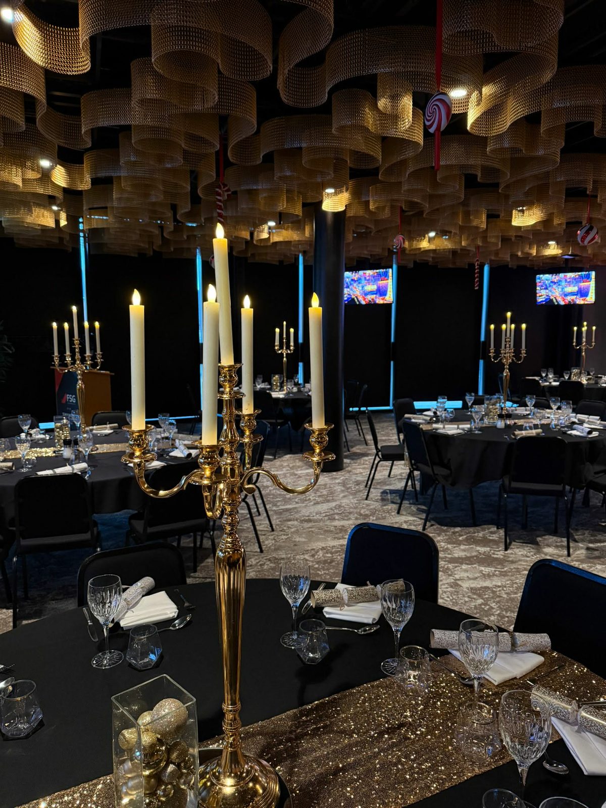 Swansea Building Society Arena - styled by Simply Elegant Hire