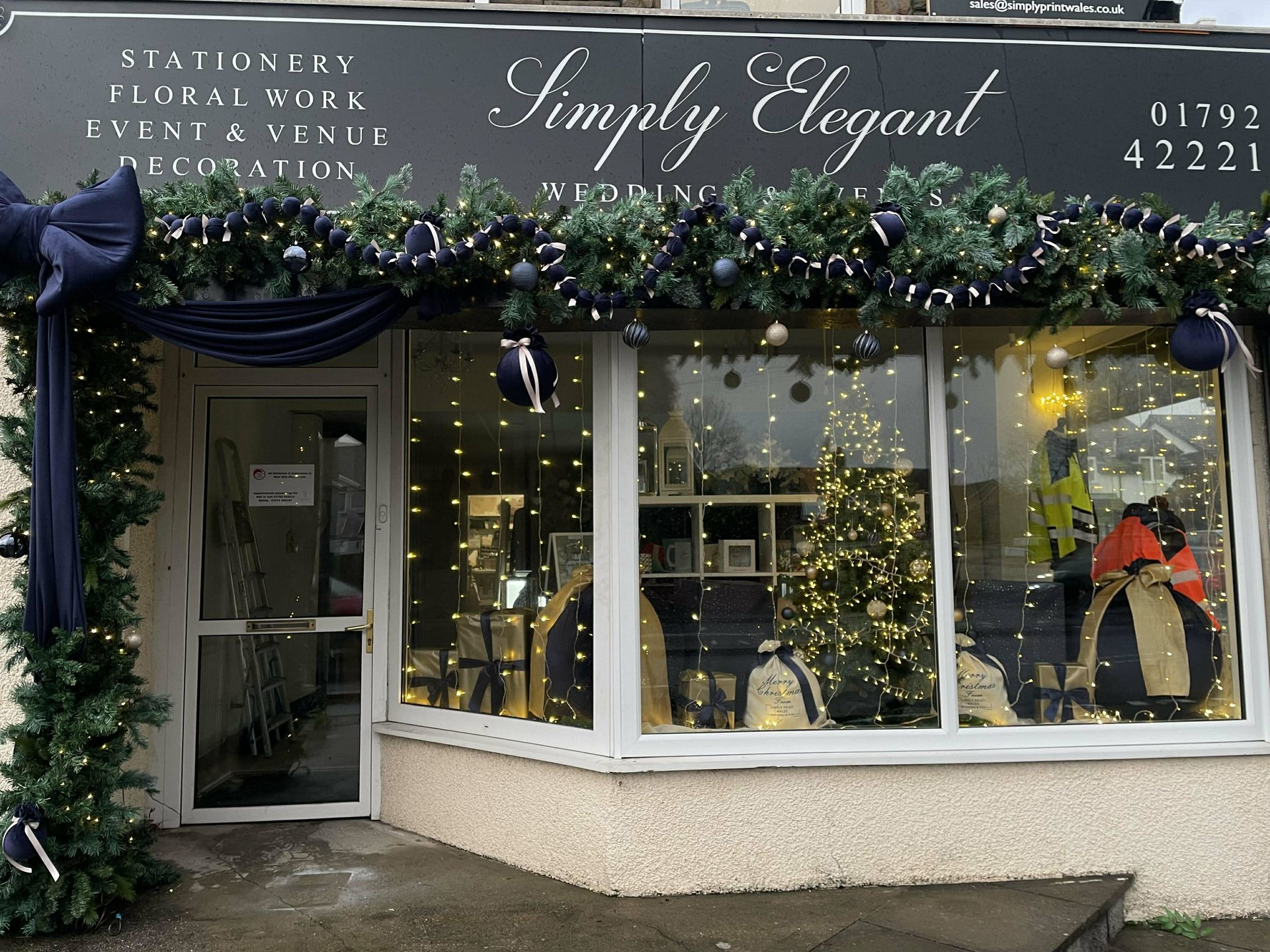 The Simply Elegant Hire showroom